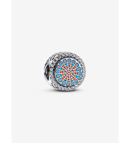 Charm Pandora, gravable rosace de cathédrale, en argent 925/1000, 792016CZ_E057