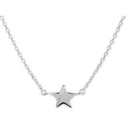 Le Collier étoile argent 925/1000 femme. Bijou minimaliste Stauffer