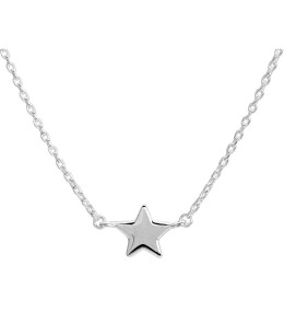 Le Collier étoile argent 925/1000 femme. Bijou minimaliste Stauffer