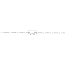 Bracelet argent 925/1000, motif papillon, by Stauffer