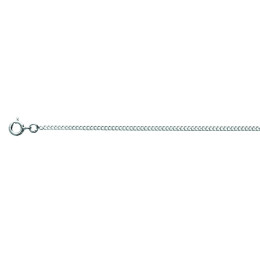 Chaîne argent 925/1000, mailles gourmette, largeur 1,70 mm, longueur 40 cm by Stauffer