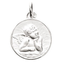 La Médaille ange en argent 925, Bijou spirituel et raffiné pour baptême