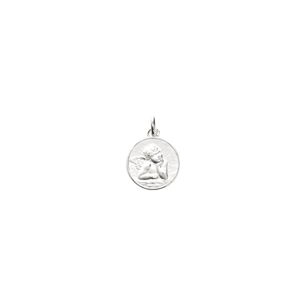 La Médaille ange en argent 925, Bijou spirituel et raffiné pour baptême