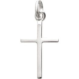 Pendentif croix en argent 925. Bijou religieux élégant et intemporel