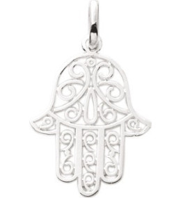 Pendentif main de Fatma argent 925/1000 by Stauffer