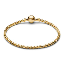 Bracelet Pandora Moments maille serpent doré. Bijou femme élégant