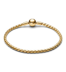 Bracelet Pandora Moments maille serpent doré. Bijou femme élégant