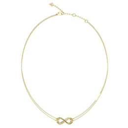 Collier femme Guess, Amore, acier PVD jaune et cristaux, JUBN05049JWYG