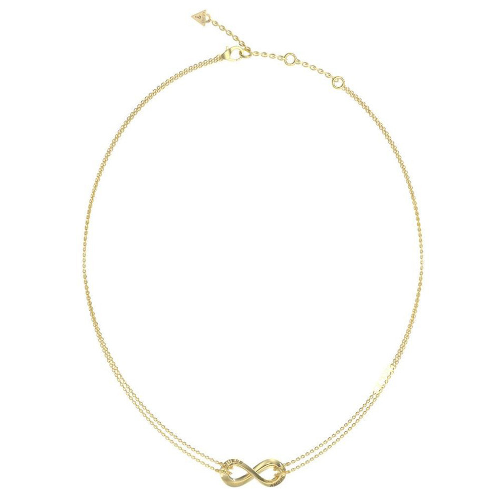 Collier femme Guess, Amore, acier PVD jaune et cristaux, JUBN05049JWYG