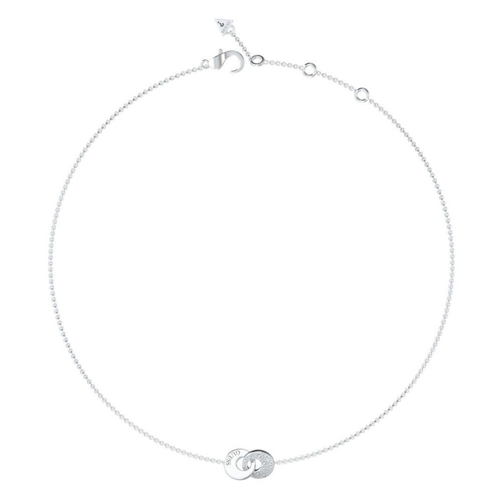 Collier femme Guess, Blooming summer, acier et cristaux, JUBN05219JWRH