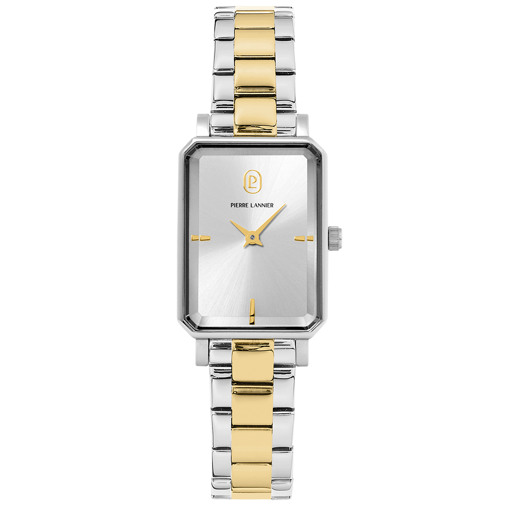 Montre Femme Pierre Lannier ARIANE, acier PVD bicolore 007J621