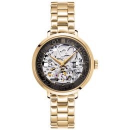 Montre femme Pierre Lannier AUTOMATIC en acier PVD jaune, 142G532