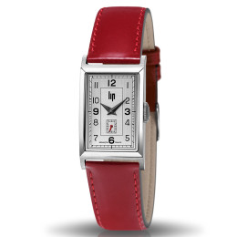 Montre Femme Lip Churchill T18, 39 X 21 mm, quartz, acier et cuir 671409