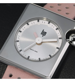 Montre Femme Lip Mach 2000 Mini Square, 30 X 28 mm, quartz, Ref 671182