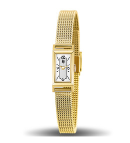 Montre Femme Lip Churchill T13, 13 X 29 mm, quartz, acier PVD jaune 671226
