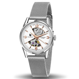 Montre Femme Lip Himalaya, Sablier, 33,5 mm, automatique, acier 671682