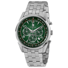 Montre Homme Lip Himalaya, 40 mm, Chronographe acier, acier 671711