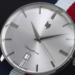 Montre Homme Lip Dauphine, 38 mm, quartz, Ref 671439