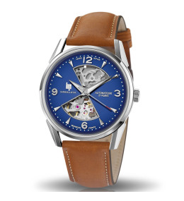 Montre Homme Lip Himalaya, Sablier, 40 mm, automatique, acier et cuir 671575