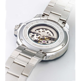 Montre Patrouille de France Athos 8 Automatique. Acier & cadran bleu