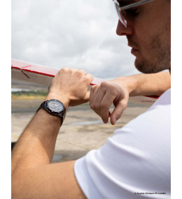 Montre Patrouille de France Athos 8 Automatique. Acier PVD gun