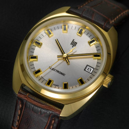Montre Lip Général de Gaulle 671022 – Homme Quartz 35 mm Acier Doré