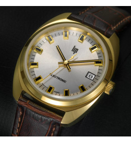 Montre Lip Général de Gaulle 671022 – Homme Quartz 35 mm Acier Doré