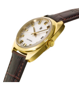 Montre Lip Général de Gaulle 671022 – Homme Quartz 35 mm Acier Doré