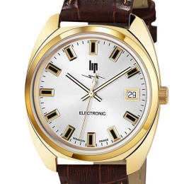 Montre Lip Général de Gaulle 671022 – Homme Quartz 35 mm Acier Doré