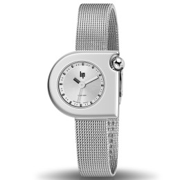 Montre Femme Lip Mach 2000 Mini Moon, 30 X 28 mm, quartz, acier 671163