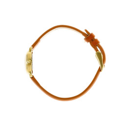 Montre Femme Lip Henriette 671196, 18 mm, acier PVD jaune & cuir