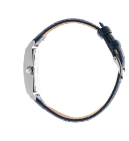 Montre Homme Lip Churchill T24 Quartz 42x24mm Acier & Cuir Bleu