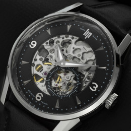 Montre Homme Lip Himalaya Squelette Cœur Battant 40 mm Automatique