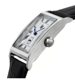Montre Homme Lip Churchill T24 – Quartz acier & cuir noir 42x24 mm