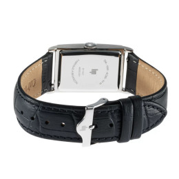 Montre Homme Lip Churchill T24 – Quartz acier & cuir noir 42x24 mm