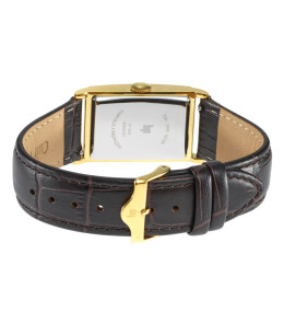 Montre Homme Lip Churchill T24 Quartz – Acier PVD Jaune & Cuir Marron