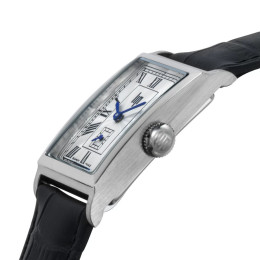 Montre Lip Churchill T18 Quartz Mixte 39x21mm – Acier & Cuir Noir