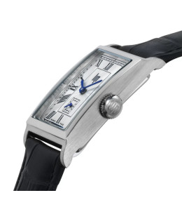 Montre Lip Churchill T18 Quartz Mixte 39x21mm – Acier & Cuir Noir