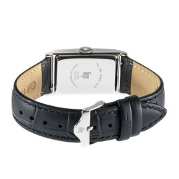 Montre Lip Churchill T18 Quartz Mixte 39x21mm – Acier & Cuir Noir