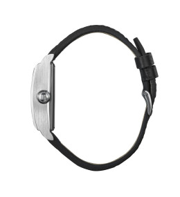 Montre Lip Churchill T26 Homme. Automatique Acier & Cuir Noir 46x26 mm