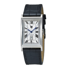 Montre Homme Lip Churchill T26, 46 X 26 mm, automatique, acier et cuir 671934