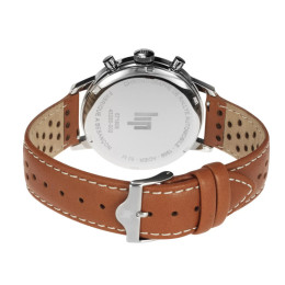 Montre Lip Rallye Homme 39 mm. Chronographe Vert & Cuir Marron 671806