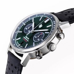 Montre Lip Rallye Homme 42 mm – Chronographe Automatique Acier & Cuir