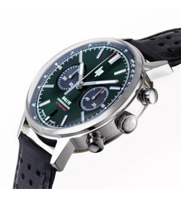 Montre Lip Rallye Homme 42 mm – Chronographe Automatique Acier & Cuir