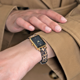 Montre Femme Pierre Lannier Ariane 006L539. Acier & Cuir léopard