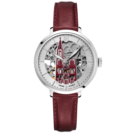Montre Femme Pierre Lannier CATHEDRALE, acier et cuir 101H625