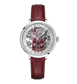 Montre Femme Pierre Lannier CATHEDRALE, acier et cuir 101H625