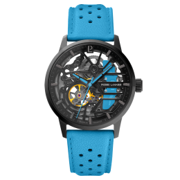 Montre femme Pierre Lannier, PADDOCK (bleue), Automatique cuir, 145G866