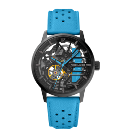 Montre femme Pierre Lannier, PADDOCK (bleue), Automatique cuir, 145G866