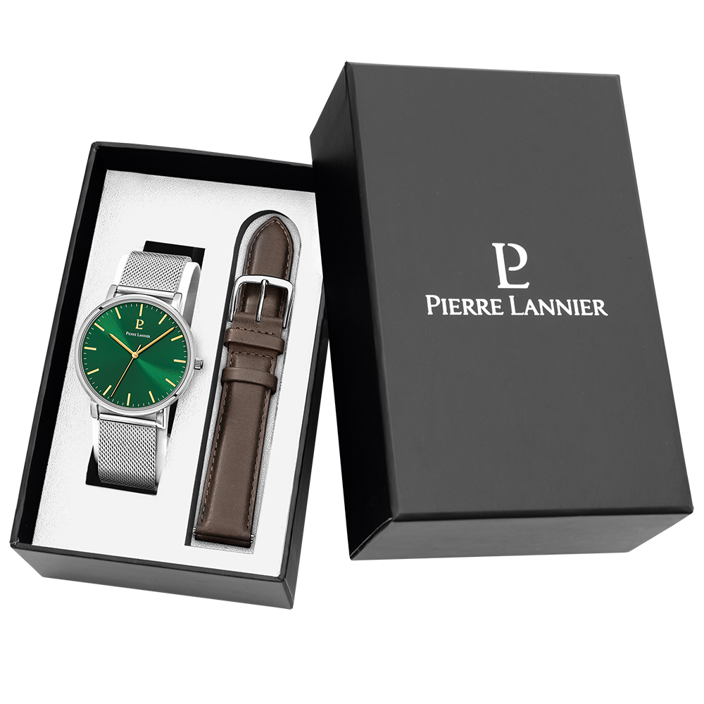 Coffret montre homme Pierre Lannier Essential, 386C171